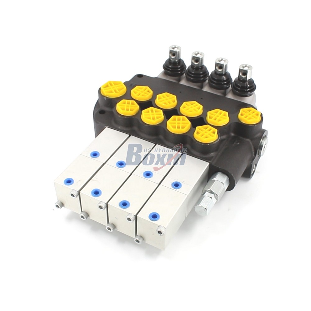 Factory Price P80Q-G-4OT 4 Spool Pneumatic Hydraulic Valve cover photo