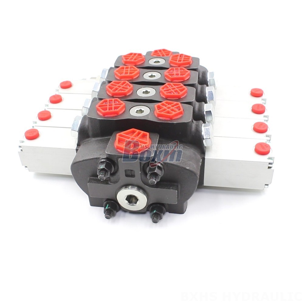 SD8 Hydraulic Valve: 4 Spool Sectional Design, Factory Supply main image