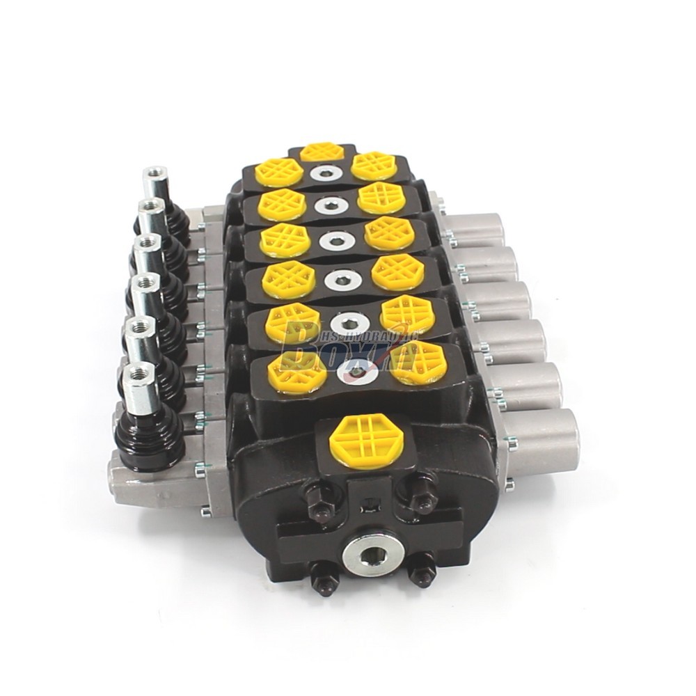 OEM and ODM Services for SD8 Manual 6 Spool Sectional Directional Valve with Private Labeling cover photo