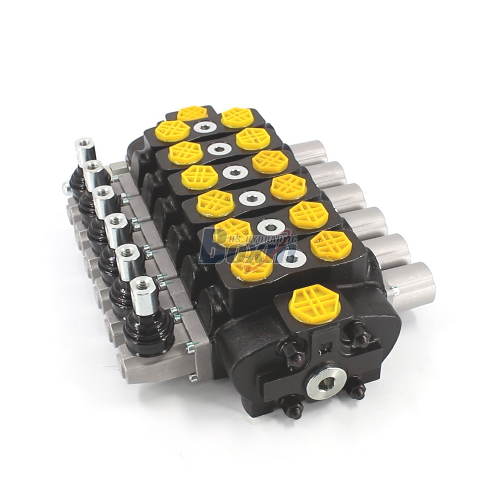Manufacturer Price SD8 6 Spool Hydraulic Sectional Valve main image